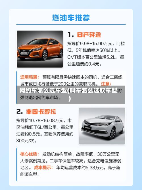 网约车怎么选车型(叫车怎么选取车型)