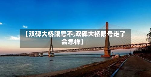 【双碑大桥限号不,双碑大桥限号走了会怎样】