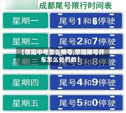 【荥阳中考怎么限号,荥阳限号开车怎么处罚的】-第2张图片