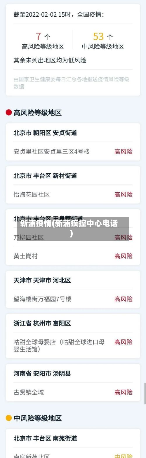 新浦疫情(新浦疾控中心电话)-第2张图片