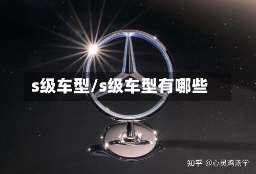 s级车型/s级车型有哪些