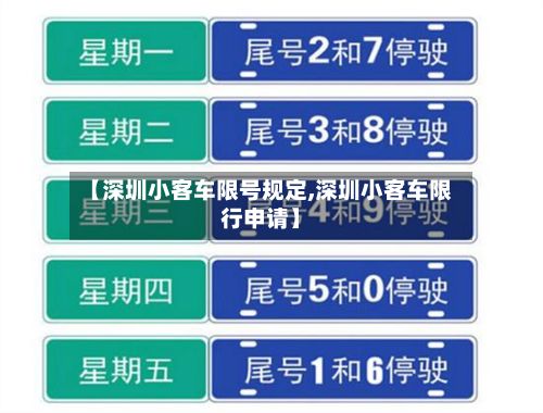 【深圳小客车限号规定,深圳小客车限行申请】