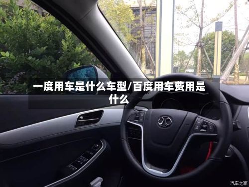 一度用车是什么车型/百度用车费用是什么-第3张图片