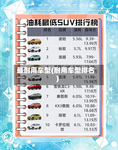 最耐用车型(耐用车型排名)