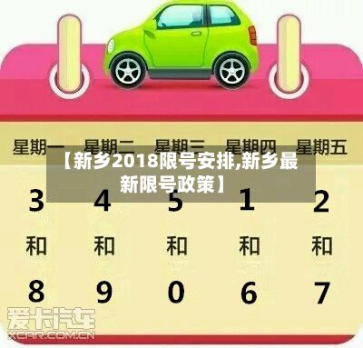 【新乡2018限号安排,新乡最新限号政策】