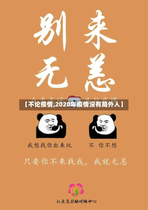 【不论疫情,2020年疫情没有局外人】