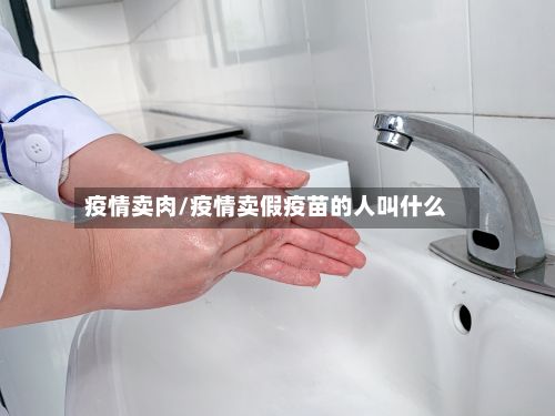 疫情卖肉/疫情卖假疫苗的人叫什么-第2张图片