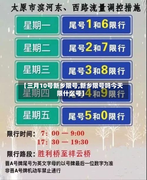 【三月10号新乡限号,新乡限号吗今天限什么号】-第3张图片
