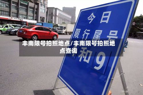 丰南限号拍照地点/丰南限号拍照地点查询-第2张图片