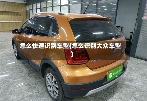 怎么快速识别车型(怎么识别大众车型)-第2张图片