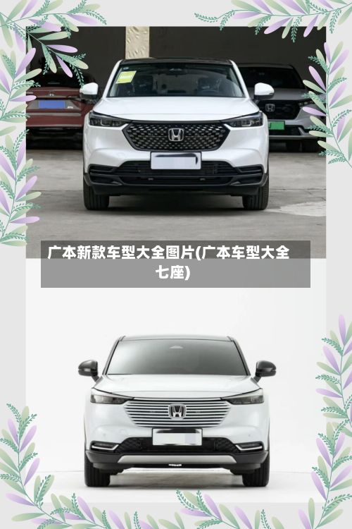 广本新款车型大全图片(广本车型大全七座)
