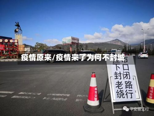 疫情原来/疫情来了为何不封城-第2张图片