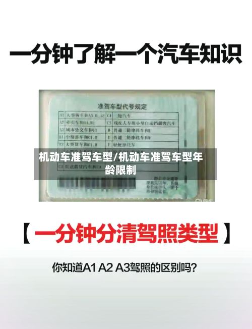 机动车准驾车型/机动车准驾车型年龄限制-第2张图片