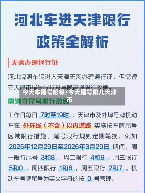 今天车尾号限极/今天尾号限几天津市-第3张图片