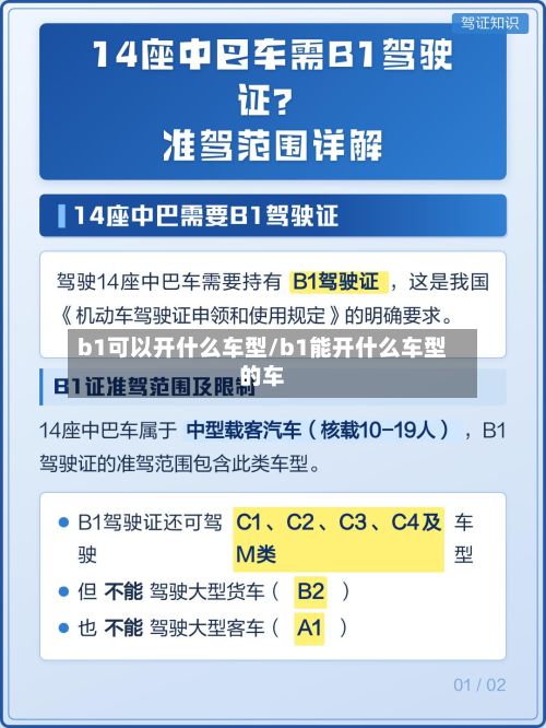 b1可以开什么车型/b1能开什么车型的车-第2张图片