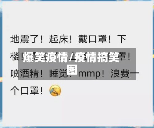 爆笑疫情/疫情搞笑图-第2张图片