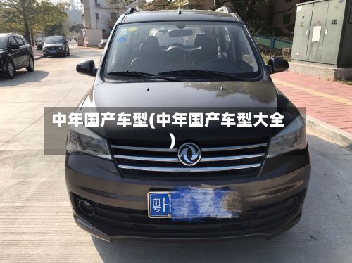 中年国产车型(中年国产车型大全)-第2张图片