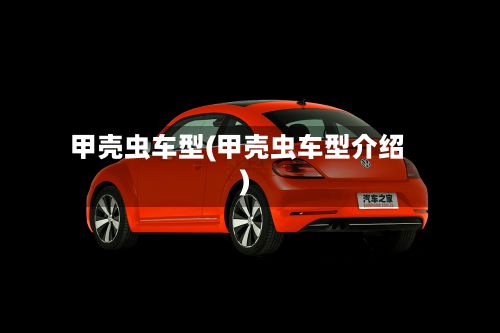 甲壳虫车型(甲壳虫车型介绍)