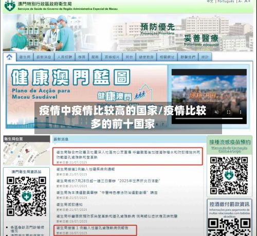 疫情中疫情比较高的国家/疫情比较多的前十国家