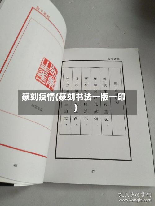 篆刻疫情(篆刻书法一版一印)-第2张图片
