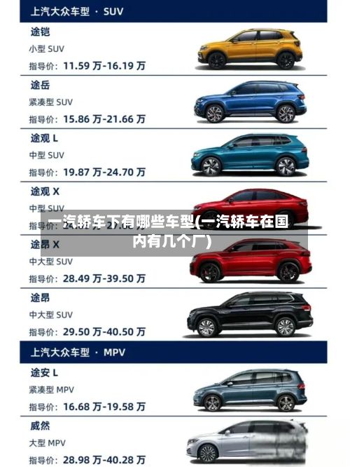 一汽轿车下有哪些车型(一汽轿车在国内有几个厂)-第2张图片