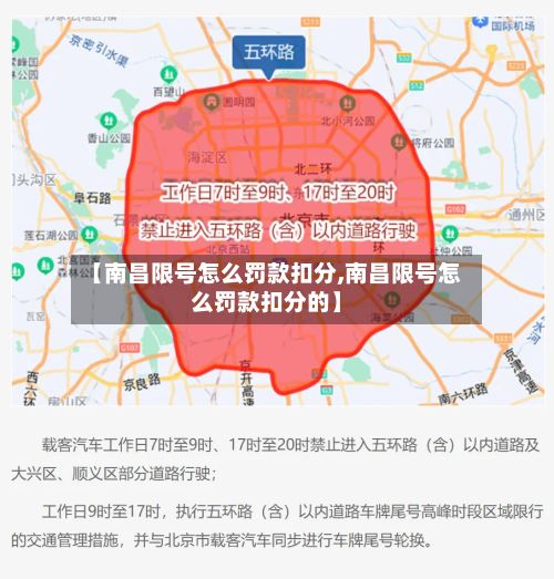 【南昌限号怎么罚款扣分,南昌限号怎么罚款扣分的】