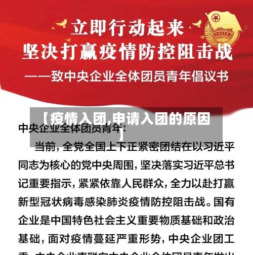 【疫情入团,申请入团的原因】