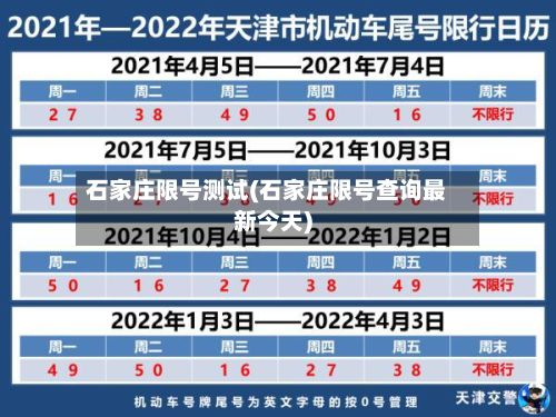 石家庄限号测试(石家庄限号查询最新今天)-第3张图片