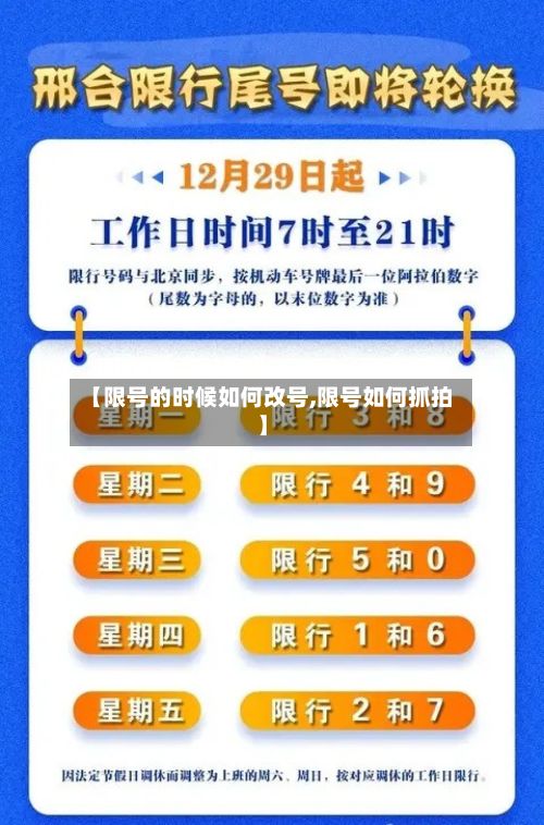 【限号的时候如何改号,限号如何抓拍】