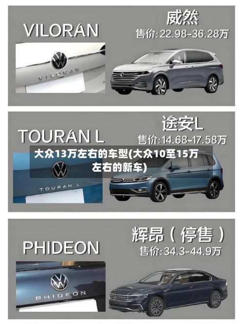 大众13万左右的车型(大众10至15万左右的新车)-第2张图片