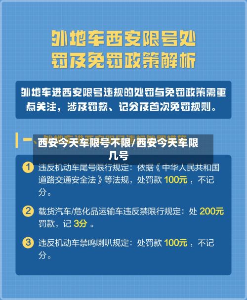 西安今天车限号不限/西安今天车限几号