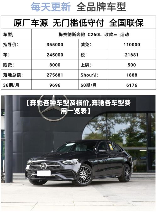 【奔驰各种车型及报价,奔驰各车型费用一览表】