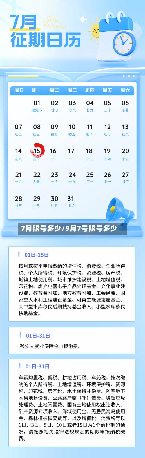 7月限号多少/9月7号限号多少-第2张图片